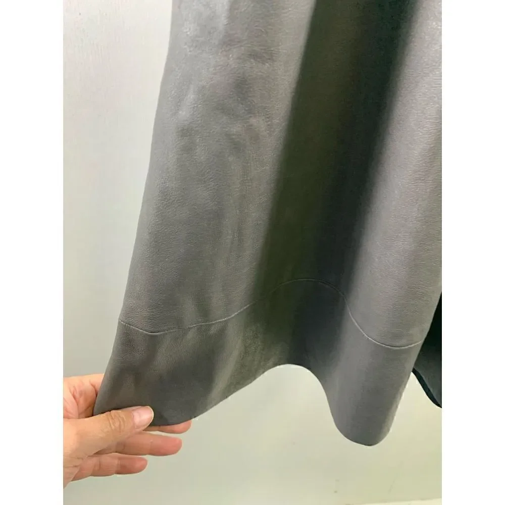 Search for Sanity Silver Faux Leather Skirt Size 6